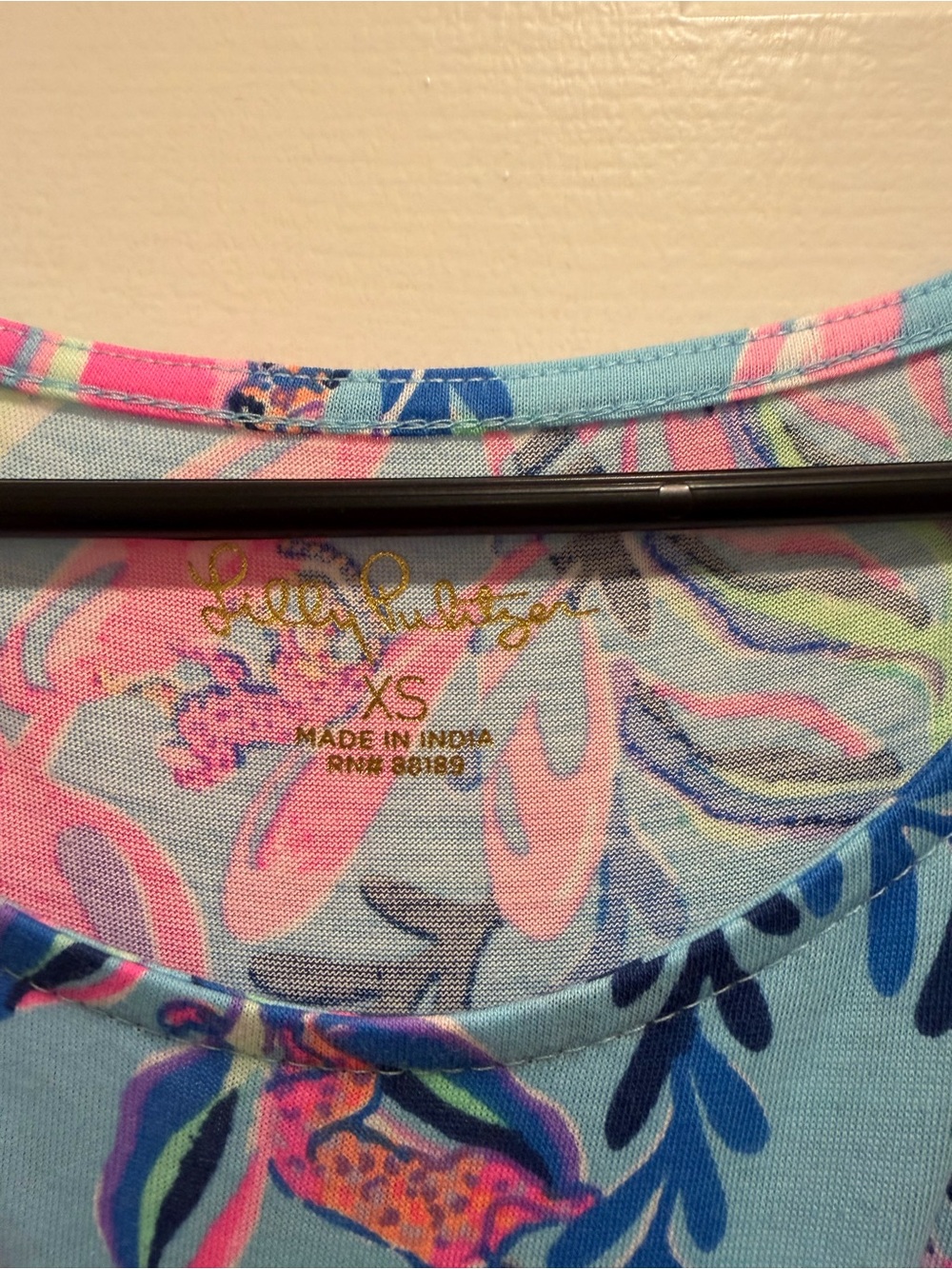 Lilly Pulitzer Geanna Swing Dress - Porto Blue You’ve Been Spotted XS NWT - Picture 5 of 8